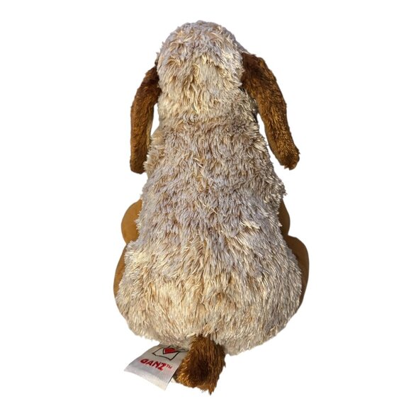 Classic Ganz Choco Cheeky Dog Webkins Plush Brown Cream Stuffed Animal HM694 - Picture 5 of 9